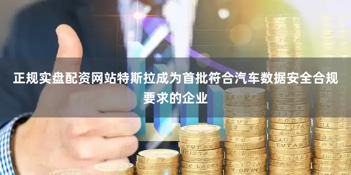 正规实盘配资网站特斯拉成为首批符合汽车数据安全合规要求的企业